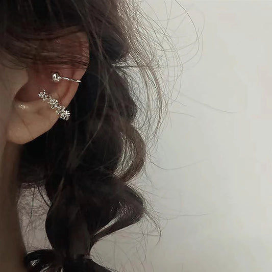 Flyshadow 1Pair Fashion Non-Piercing Ear Clips On Earrings Minimalism Cartilage Ear Cuff Fake Cartilage Earrings For Women Jewelry