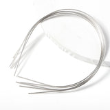 Flyshadow 10pcs 5pcs 1.5mm Metal Headband Base Hairband Wire Rims Hoop for Headwear DIY Bride Wedding Hair Jewelry Making Accessories