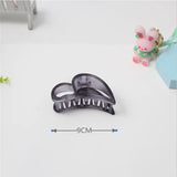 Flyshadow Fashion retro texture upgrade a variety of shapes big catch clip matte frosted gray hair catch hair clip simple hairaccessories