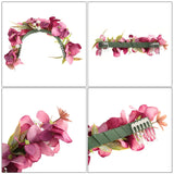 Flyshadow Women Flower Hair Combs Fashion Ponytail Hairpins For Girls Wedding Hair Accessories Princess Chic Hair Combs