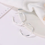 Flyshadow Classic Small Round Ring Earrings Punk Simple Korean Version of Round Earrings Ladies Jewelry Earrings Gifts