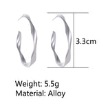 Flyshadow Classic Small Round Ring Earrings Punk Simple Korean Version of Round Earrings Ladies Jewelry Earrings Gifts