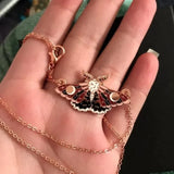 Flyshadow European and American Style Jewelry Copper Plated Real Gold Drop Oil Colored Zircon Butterfly Pendant Personalized Necklace