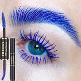 Flyshadow Waterproof Mascara Eyelashes Extension Thick Curling Non-smudge Quick Dry Long-lasting Blue Purple White Colorful Mascara Makeup