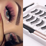 Flyshadow Eyelashes Set Full Strip 5/7/10 Pair Natural Cilia False Eyeliner Dramatic Volume Thick Synthetic Eye Lashes Makeup