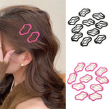 Flyshadow 10pcs/set Cute Hairpin Girls Side CLip Sk2 Pink Fashion Bangs Clip Women Korean Sweet Hairpin Hair Accessories Headwear Bb Clip