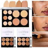 Flyshadow Concealer Foundation Makeup Palette Waterproof Full Coverage Acne Spot Dark Circles Moisturizing Concealer Cream Contour Shadow