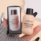 Flyshadow Full Cover Liquid Concealer Cream Makeup 12ML Invisible Eye Dark Circles Cream Face Foundation Waterproof Make Up Base Cosmetics