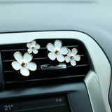 Flyshadow  Car Air Outlet Perfume Clip Cute Mini Flower Aromatherapy Creative Car Interior Decoration Air Freshener Accessories