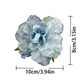 Flyshadow 1PC Peony Flower Hairpin Sweet Headdress Hair Accessories For Bridal Bridesmaid Wedding Party Simulated Flower Hairclip Ornament