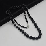 Flyshadow Black Double Layer Imitation Pearl Women's Necklace Luxury Fashion 2024 New Gift Club Party Necklace For Femme Fashion Jewelry