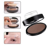 Flyshadow New 3 Seconds Quick Makeup Brow Eyebrow Powder Stamp Waterproof Powder Palette for Perfect Eyebrows Eye Brow Tint Makeup Tools