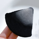 Flyshadow 8Pcs Triangle Velvet Cosmetic Puff Make Up Sponges Wet Dry Use for Face Eye Contouring Shadow Cosmetic Foundation Makeup Tool