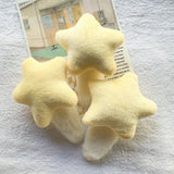 Flyshadow Autumn Winter Yellow Plush Star Hair Clip Women Girls Cute Small Hairpins Side Clip Barrette Korean Fashion Hair Accessories Y2K