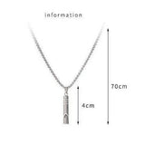 Flyshadow Outdoor Emergency Whistle Pendant Necklace Unisex Simple Silver Color Sweater Necklace For Women Men Jewelry Gifts