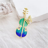 Flyshadow Fashion Rhinestone Flying Wing Music Note Brooches Women Jewelry Coat Scarf Office Party Brooch Pins Clothing Accessories Gift