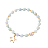 Flyshadow Trendy Pearl Bracelet with Elegant Jade Beads Ins Fine Jewelry Perfect Gifts for Fashionistas and Best Friends Free Shipping