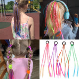 Flyshadow Y2K Tissued Boxing Braids Girls Cool Fashion Wig Braid Women's Fried Dough Twist Braid Traceless Invisible BB Clip Boxing Braid