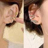 Flyshadow New Unique Dragon Ear Cuff Adornment Stylish And Fashionable Clip On Earrings For Non Pierced Ears Dainty Ear Jewelry Charm