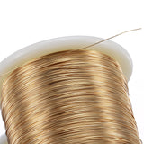 Flyshadow 1Roll No Fade Copper Beading Wire Shapable Tarnish-Resistant Wire for DIY Bracelet Earrings Jewelry Making Craft