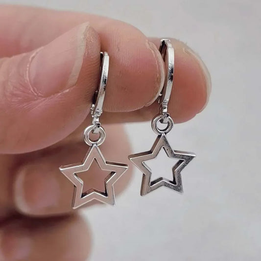 Flyshadow New Creative Mini Star Earrings Fashion Tremella Earrings Gifts For Women Gift Holiday Jewelry Cute Mini Little Star Earrings