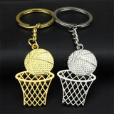 Flyshadow Creative Basketball Net Keychain Sport Basketball Fans Keyrings Bag Purse Pendant For Men Women School Carnival Reward