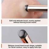 Flyshadow Silicone Lip Brush With Cover Cap Concealer Brush Like Fingertips Q Soft Lipstick Makeup Brushes Round Head No Broken