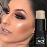 Flyshadow Highlighting&Bronzer Stick Face Brightening Blusher Rouge Concealer Pen Long Lasting Corrector Nose Shadow Contouring Cosmetics