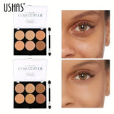 Flyshadow Concealer Foundation Makeup Palette Waterproof Full Coverage Acne Spot Dark Circles Moisturizing Concealer Cream Contour Shadow