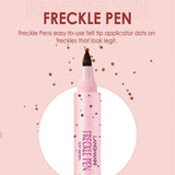 Flyshadow 1PC Natural Fake Freckles Pen Waterproof Face Brown Eyeliner Dot Spot Pen Makeup Waterproof Dot Spot Pen Pretend Makeup Tool