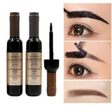 Flyshadow 4 Color Eyebrow Tattoo Gel Black Coffee Gray Red No Logo Tattoo Brow Gel Tint Peel Off Waterproof Eyebrow Tint  Makeup Cosmetics