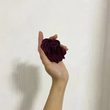 Flyshadow Retro New Hand Shake Flower Creative Prop Ring Flower Creative Essential Dance Prop White Rose Hair Rope Water Powder Camellia