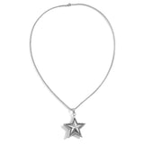 Flyshadow New Fashion Creative Simple Hip Hop Boy Temperament Trendy Brand Casual Personality Punk Five Pointed Star Necklace