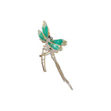 Flyshadow Temperament Dragonfly Clip Hair Claw Female New High-end Shark Clip Large Tassel Ponytail Claw Clip WOMAN HAIR CLIP ACCESSORI