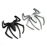 Flyshadow Car Stickers Metal 3D Spider Car Logo Gold/Silver Car Styling Accessories Metal Sticker Chrome Spider Badge Emblem