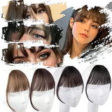 Flyshadow Natural Forehead Ins Hair Fake Fringes Air Bangs Wig Female Piece Real Comic Flush Bangs Invisible Wig