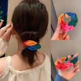 Flyshadow Bow Ponytail Rubber Band Elastic Hand-woven Hair Ropes For Women New Style Scrunchies Hair Accessories Headwear