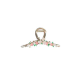 Flyshadow fine Handmade Flower Alloy Grab Clip Shark Clip Female Metal Elegant Hair Grab crab claw ponytail clip WOMAN HAIR CLIP Decorate