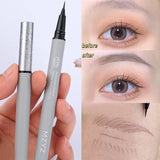 Flyshadow Multifunctional Liquid Eyebrow Pencil Ultra Fine Eyeliner Lying Silkworm Waterproof Grey Brown Eyebrow Enhancer Tattoo Cosmetics