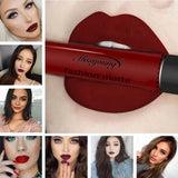 Flyshadow New Brand Makeup Lipstick Matte Lipstick Brown Nude Chocolate Color Liquid Lipstick Lip Gloss Matte Batom