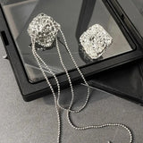 Flyshadow Gold Asymmetric Tassel Women's Dangle Earrings Luxury Korean Fashion Banquet Earrings For Women Fashion Jewelry Accessories 2024
