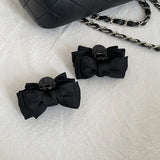 Flyshadow Trendy Black Bow Hair Clip, Perfect for Daily Wear hair accessories for women