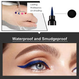 Flyshadow 4pcs Double Head Waterproof Liquid Eyeliner Moon Star Heart Shapes Tattoo Stamp Quick To Dry Eye Liner Pencil Makeup Tool