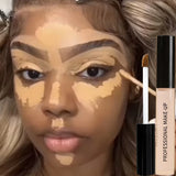 Flyshadow High Covering Face Concealer Cream Contour Foundation Full Cover Dark Circles Acne Waterproof Lasting Brightening Face Cosmetic