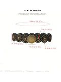 Flyshadow Retro Exaggerated Jeans Style Women'S Waist Belt With Decorations For Dress Skirt