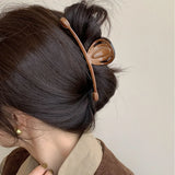 Flyshadow Fashionable Female Headwear Hair Clips in Brown Color hairpin  for girls