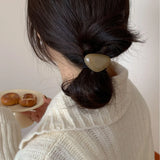 Flyshadow Trendy Hair Ties - Fashion Hair Ring, Ponytail Head Rope, Rubber Band, and Resin Hair Accessories