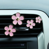 Flyshadow  Car Air Outlet Perfume Clip Cute Mini Flower Aromatherapy Creative Car Interior Decoration Air Freshener Accessories