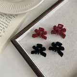 Flyshadow Cute Hair Accessories for Women, 2 Pieces Bow Small Jaw Clip Hair Clips, Perfect for Short Hair and Side Bangs