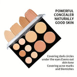 Flyshadow Concealer Foundation Makeup Palette Waterproof Full Coverage Acne Spot Dark Circles Moisturizing Concealer Cream Contour Shadow